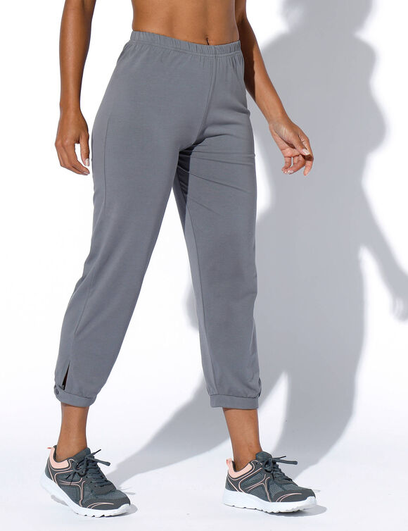 Legging 7/8ème coton biologique(**) (gris)