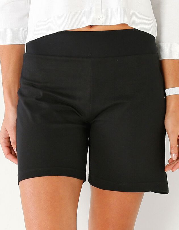 Short coton bio(1) (noir)