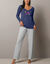 T-shirt de pyjama manches longues imprim&eacute; Estrella  (marine)