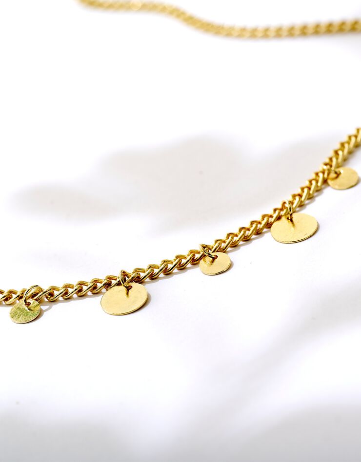 Collier breloques dorées (doré) Collier breloques dorées (doré)