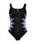 Maillot de bain 1 pièce Alice Shapewear (noir / bleu)