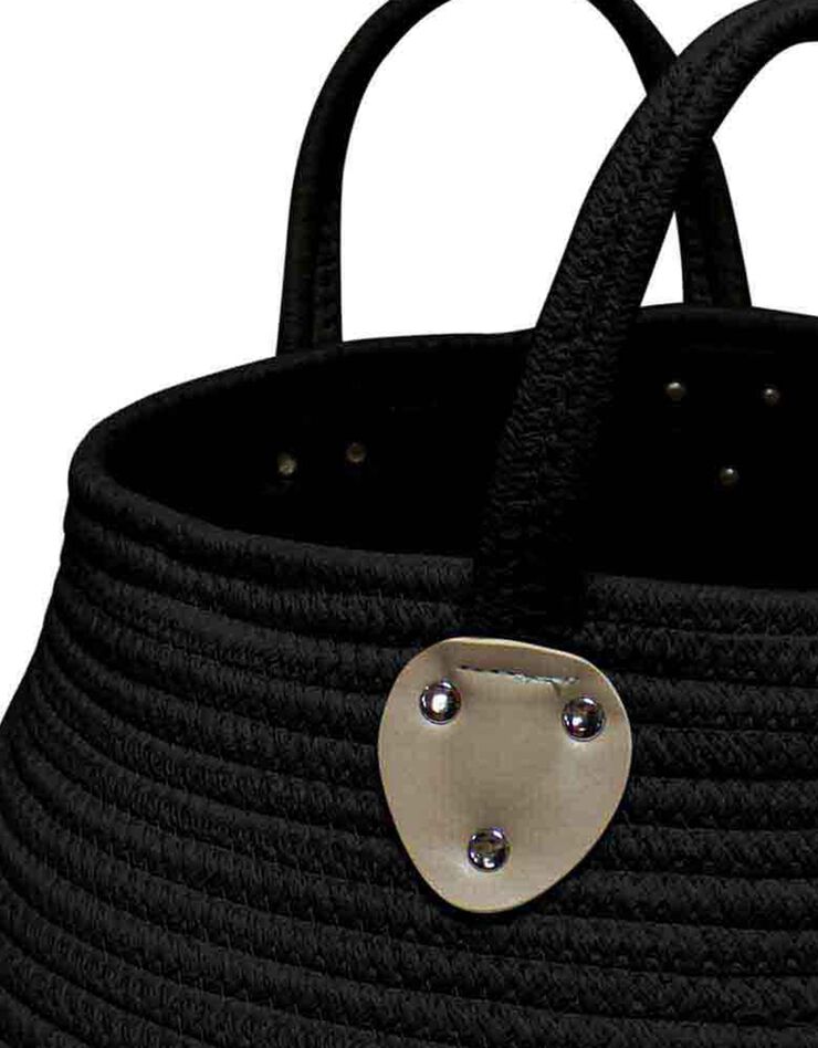 Panier de rangement déco Osinella noir (noir) Panier de rangement déco Osinella noir (noir)