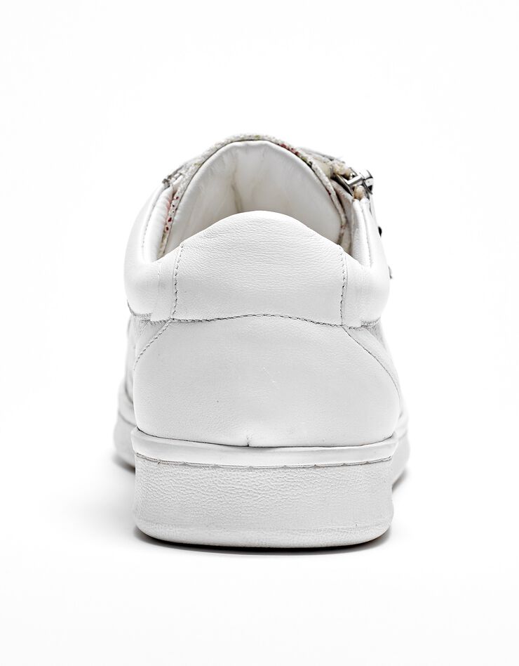 Tennis zippées en cuir perforé (multicolore) Tennis zippées en cuir perforé (multicolore)