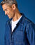 Veste worker boutonnée 3 poches jean coton (stone)