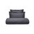 Linge de lit uni coton  (carbone)