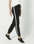 Pantalon jogging molleton bicolore (noir / blanc)