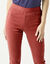 Jegging petite stature - taille élastiquée ultra confort (tomette)