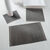 Tapis de bain &eacute;ponge liteau chevron (anthracite)