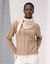 Pull col rond  (noisette)
