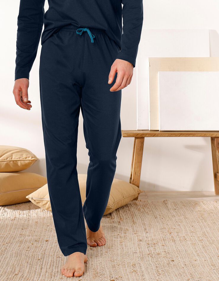 Pantalon pyjama marine (marine)
