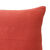 Housse coussin unie coton tissage artisanal - lot de 2 (terracotta)