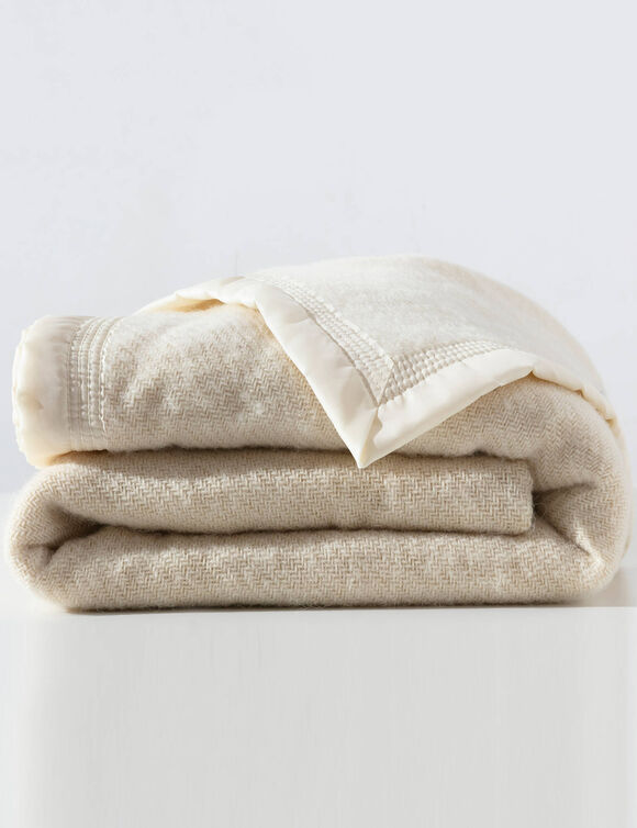 Couverture laine 1er prix 350 g/m&sup2; (&eacute;cru)