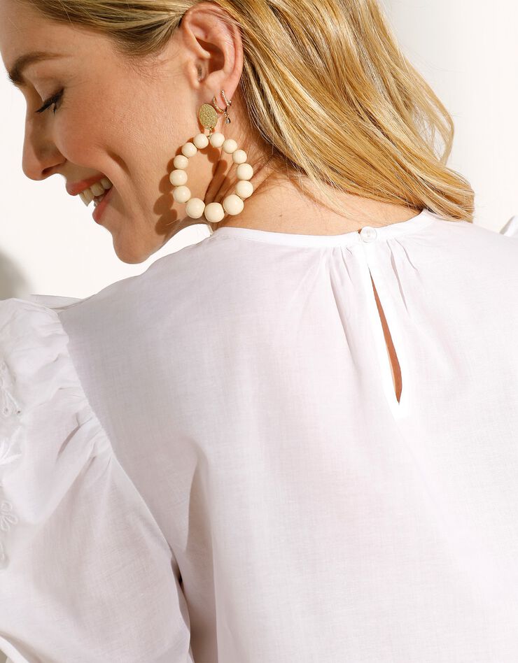 Blouse broderie anglaise (blanc) Blouse broderie anglaise (blanc)