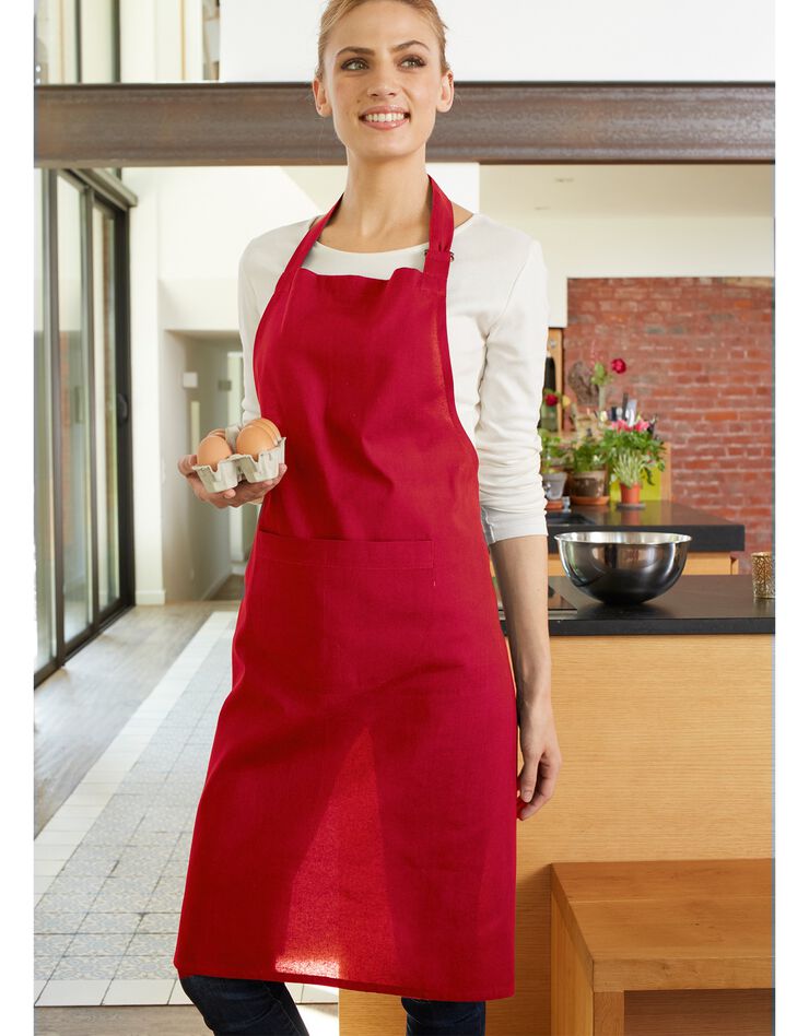 Tablier de cuisine adulte (rouge)