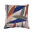 Coussin carré imprimé graphique (multicolore)