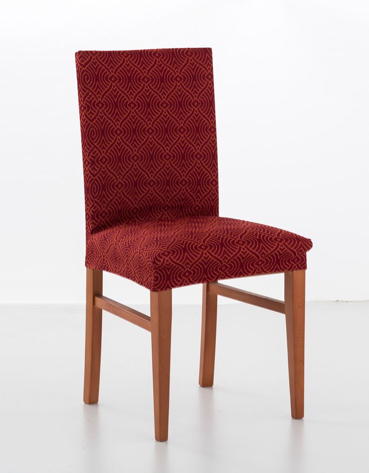 Housse chaise extensible Gemma (terracotta)