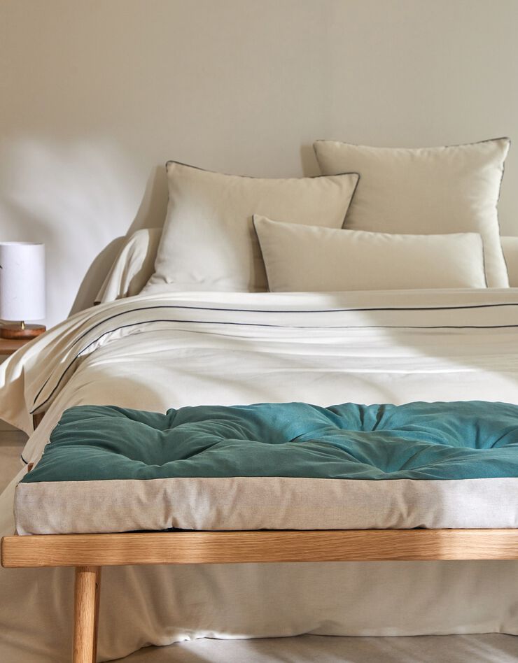 Long coussin de sol, collection "Intemporelle" (eucalyptus)