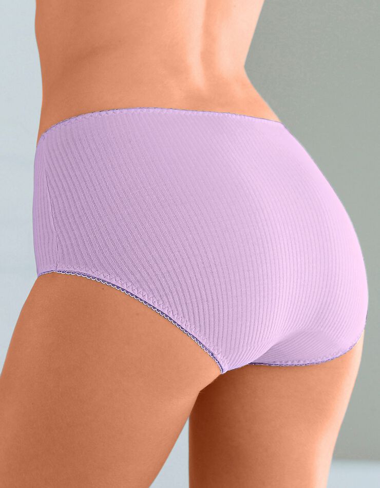 Culotte maxi côtes plates - lot de 6 (tonique) Culotte maxi côtes plates - lot de 6 (tonique)