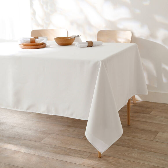 Nappe unie entretien facile (blanc)