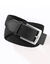 Ceinture tress&eacute;e extensible finitions cuir (noir)