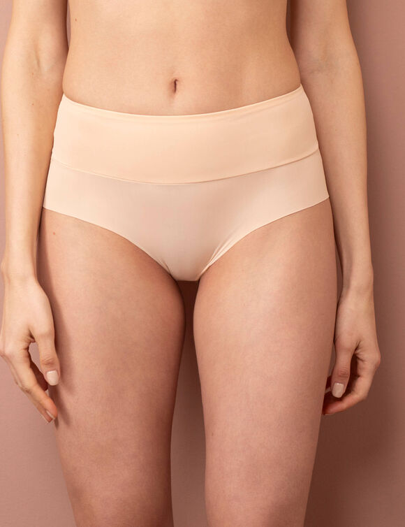 Culotte taille haute grand confort invisible - Lot de 2 (nude)