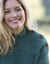 Pull col montant maille poilue fantaisie (vert)