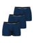 Boxer coupe grande taille - lot de 3 (marine)
