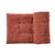 Long coussin de canapé tissage chenille (rose blush)