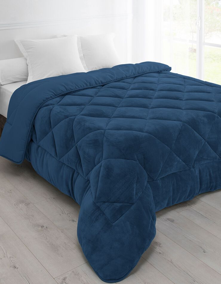 Couette synthétique double face 350 g/m² (marine)