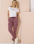 Pantalon cargo fluide (violine)