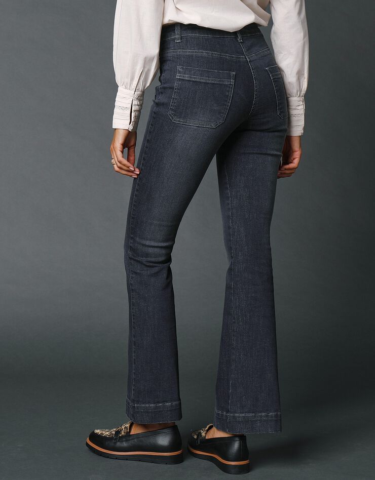 Jean bootcut poches plaquées (marine) Jean bootcut poches plaquées (marine)