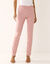 Pantalon sculptant, ceinture ventre plat (bois de rose)