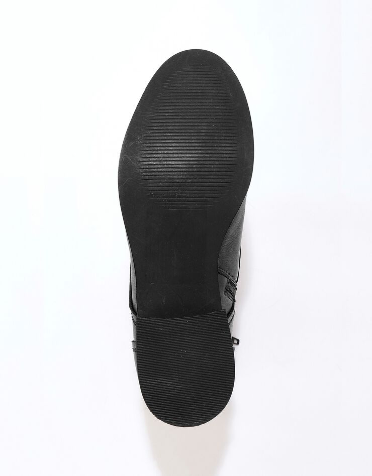Bottines en cuir confort à lacets (noir) Bottines en cuir confort à lacets (noir)