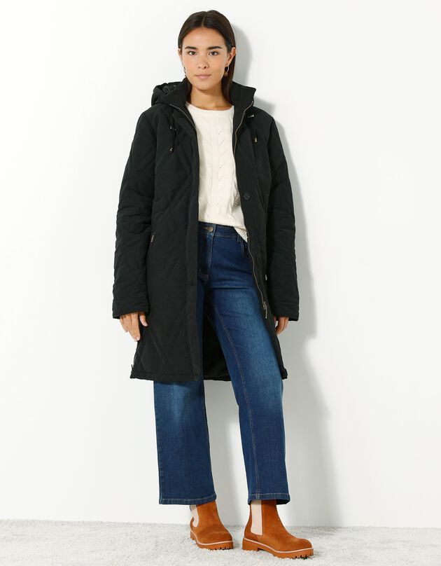 Parka matelassée microfibre (noir 2)