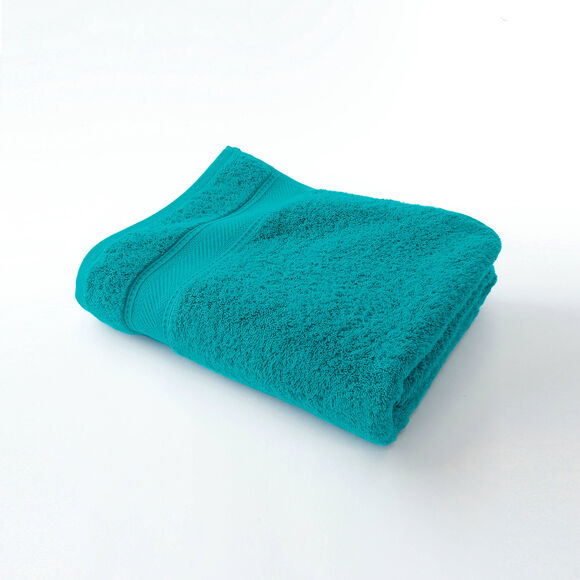 Collection serviettes de bain unies 540g/m2 confort luxe  (émeraude)