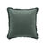 Coussin uni à franges (verveine)