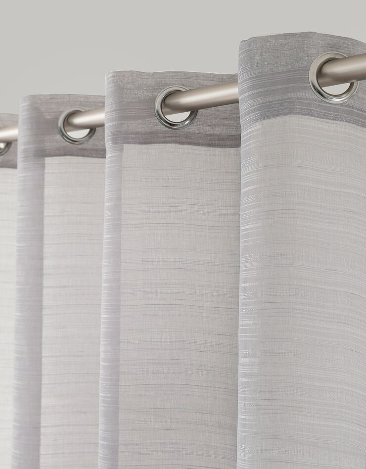 Panneau voile fines rayures (gris)