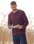 T-shirt Henley confort manches longues - lot de 2 (lie de vin + kaki)
