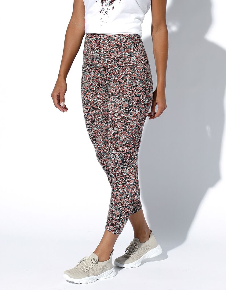 Legging 3/4 imprimé (bronze / bois de rose) Legging 3/4 imprimé (bronze / bois de rose)