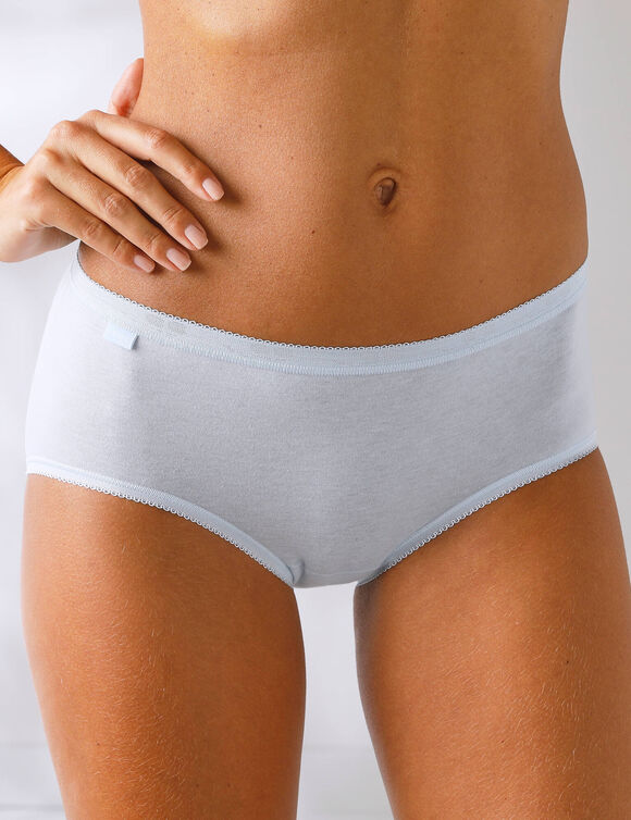 Culotte midi Basic - lot de 3 (marine + bleu ciel + blanc)