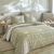 Linge de lit Anceny imprimé coeur - coton (beige)
