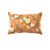 Coussin imprimé fleuri (parme)
