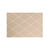 Tapis rectangulaire, tissage motif losanges (naturel)