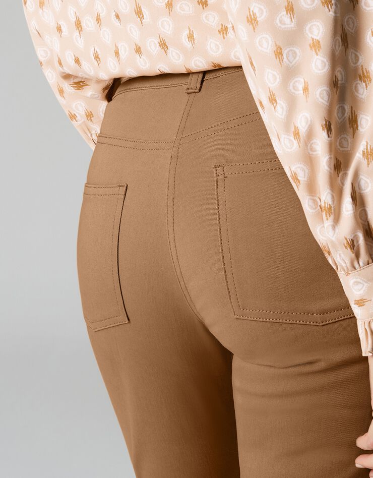 Pantalon fuselé bandes latérales dorées (caramel) Pantalon fuselé bandes latérales dorées (caramel)