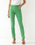 Pantalon stretch coutures affinantes (vert menthe)