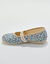 Chaussons forme babies imprimés (bleu)
