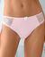 Culotte midi dentelle coton uni Tropea - lot de 4 (blanc + poudre)