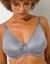 Soutien-gorge minimiseur microfibre toute douce - avec armatures (gris)