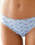 Culotte midi coton imprim&eacute; " paon" - lot de 4 (bleu)
