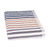 Serviette éponge coton rayure camaïeu 500 g/m² (gris)